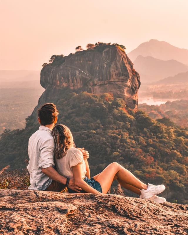 Pidurangala Rock (view of Sigiriya)